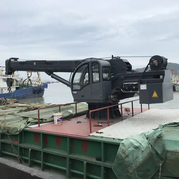 湖南岳陽甲板起重機